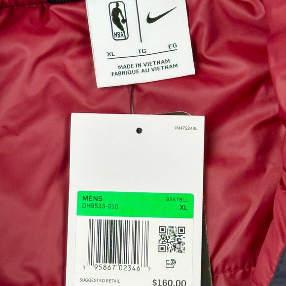 Nike NBA All-Star 2022 Men's Loose Fit Black Hooded Jacket Size XL NWT - Picture 8 of 14